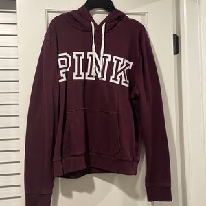 Victoria Secret PINK Burgundy Hoodie (Matching Pants for sale)